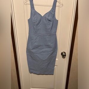 Elegant Blue Grace Karin Sleeveless Dress - size medium